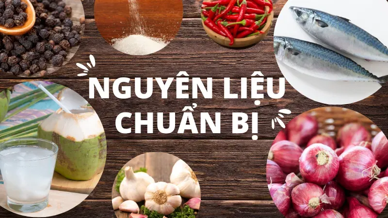 Nguyên liệu cần chuẩn bị