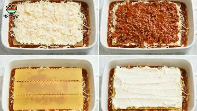 Lắp ráp lasagna