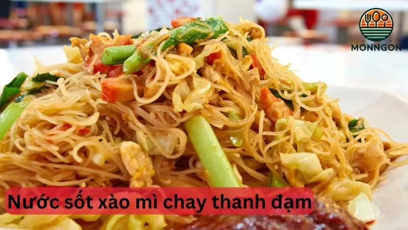 Cách làm nước sốt xào mì chay thanh đạm