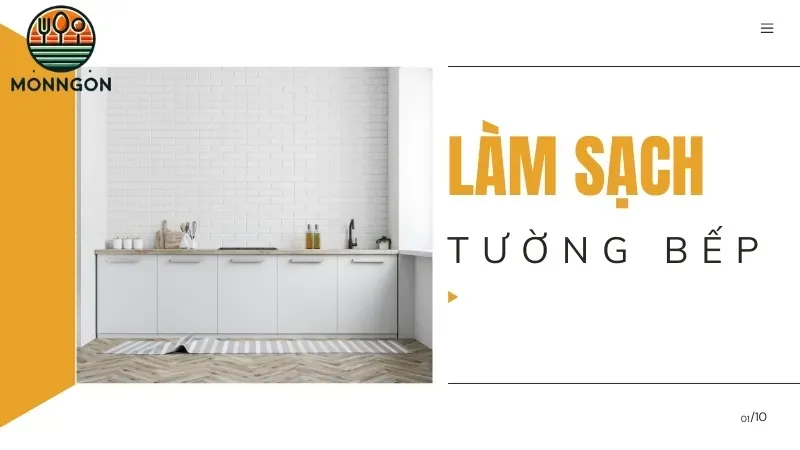 5 mẹo làm sạch dầu mỡ trên tường bếp chỉ trong vài phút