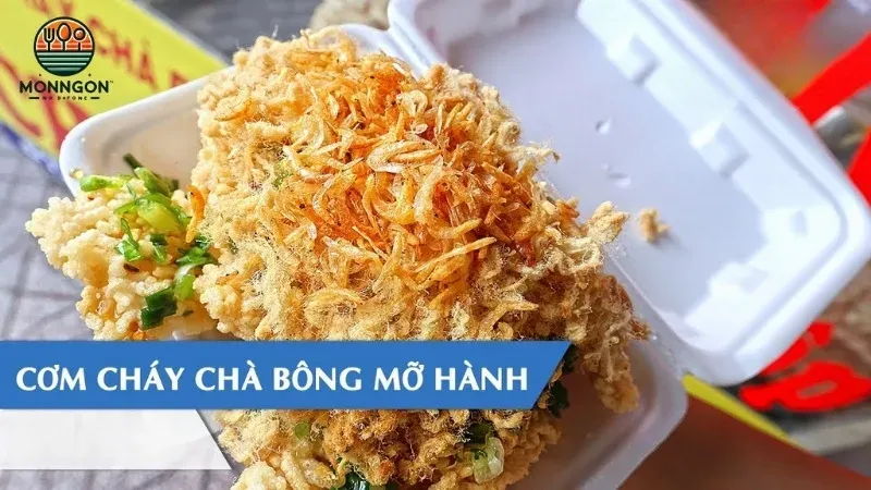 Giá cả của món cơm cháy chà bông