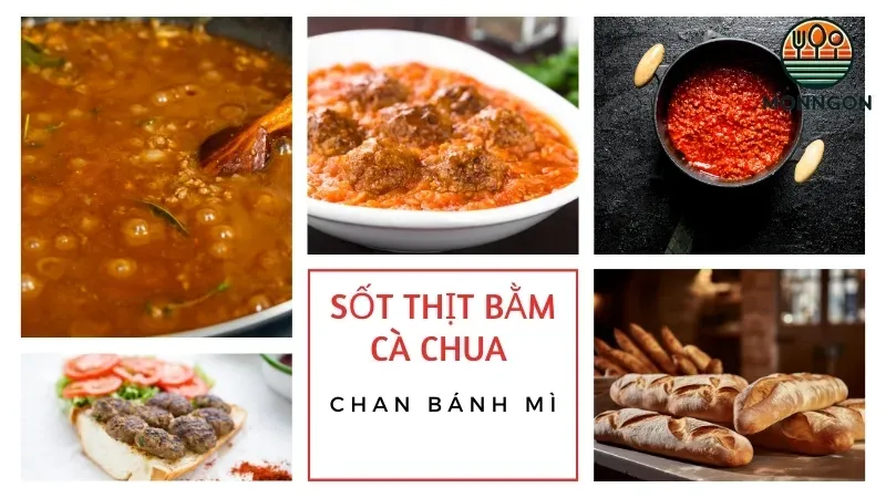 Cách làm nước sốt cà chua thịt bằm cho bánh mì  