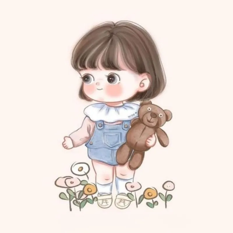 Siêu đáng yêu với ảnh chibi nữ cute ngộ nghĩnh