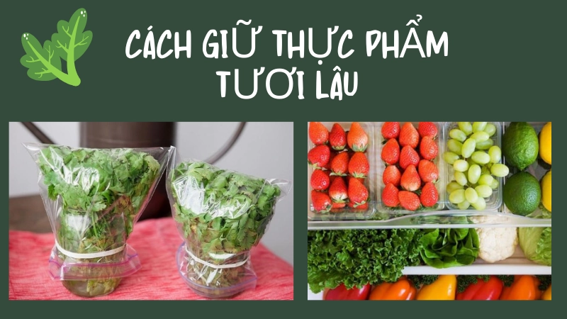 Phương pháp cắm rau gia vị vào nước giúp giữ độ tươi xanh