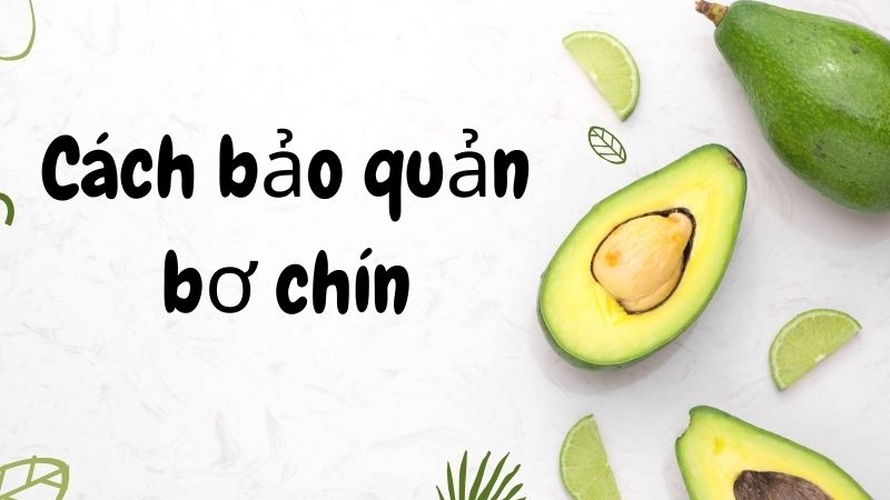 Lý do bơ chín dễ bị úng và chảy nhựa