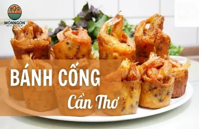 Khám phá hương vị thơm ngon đặc sắc của bánh cống Cần Thơ