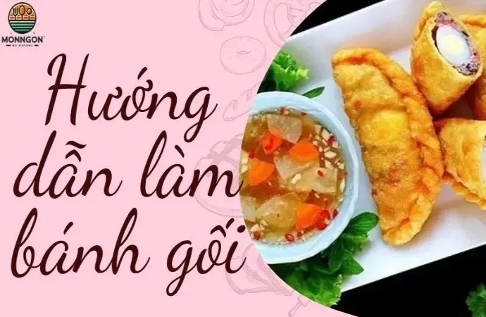 Hướng dẫn làm bánh gối nhân thịt cực hấp dẫn tại nhà