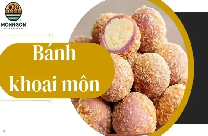 Hướng dẫn 4 cách làm món bánh khoai môn đơn giản tại nhà