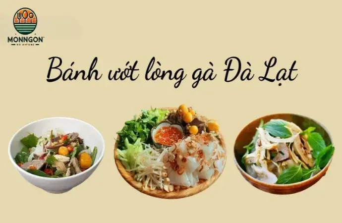 Bánh ướt lòng gà Đà Lạt – Hương vị dân dã đậm đà giữa lòng phố núi