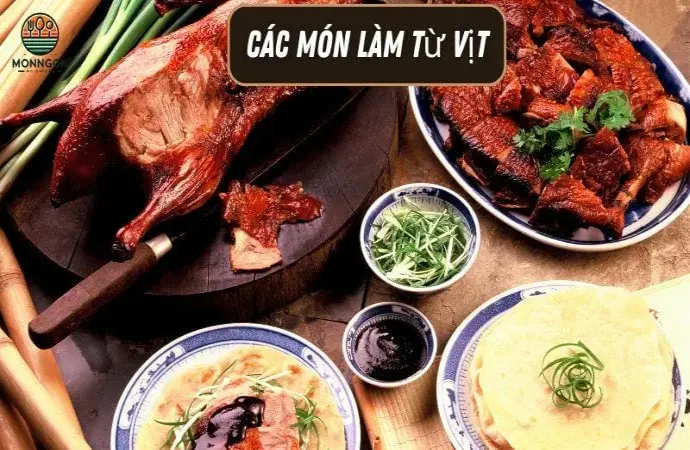 Các món làm từ vịt - Công thức dễ làm & lợi ích