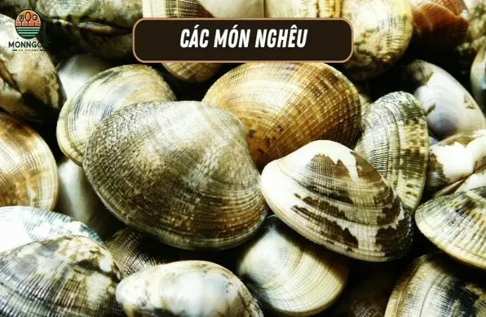 Các món từ nghêu - Công thức dễ làm & lợi ích