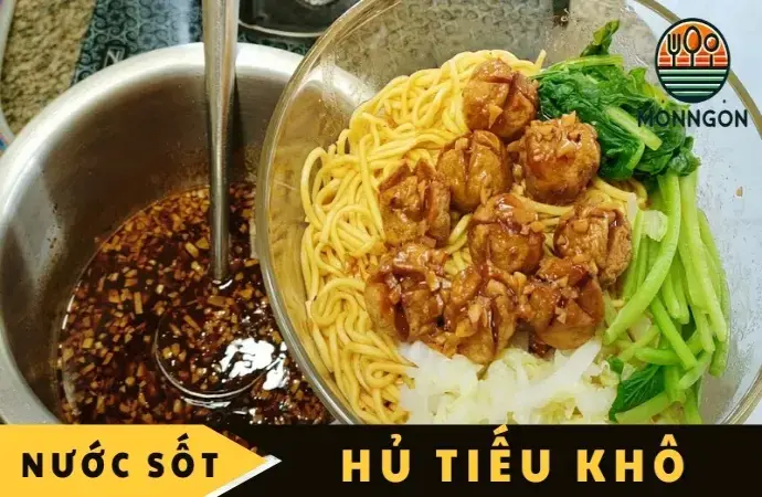 Hướng dẫn cách làm nước sốt hủ tiếu khô chuẩn vị tại nhà