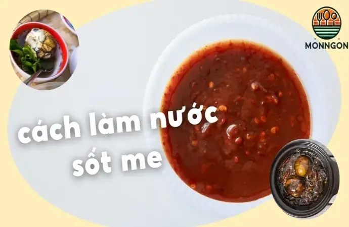 Thử ngay cách làm nước sốt me cho hột vịt lộn đậm đà