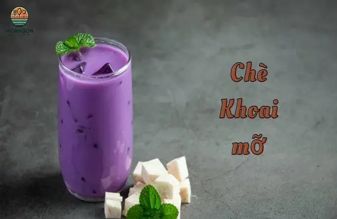 Cách nấu chè khoai mỡ thơm ngon, dẻo mịn tại nhà