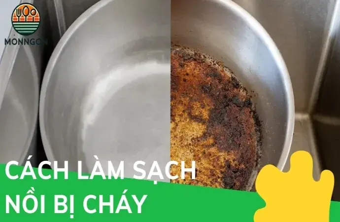 Cách làm sạch nồi bị cháy chỉ trong vài phút