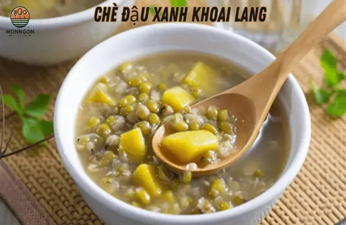 Cách nấu chè đậu xanh khoai lang đơn giản tại nhà