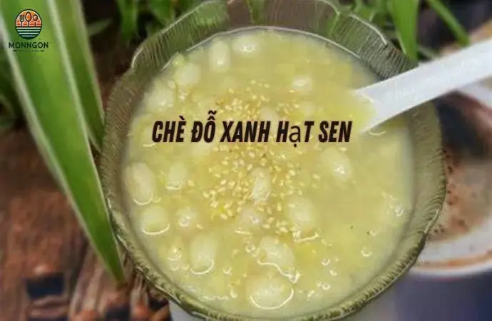 Cách nấu chè đỗ xanh hạt sen thanh mát