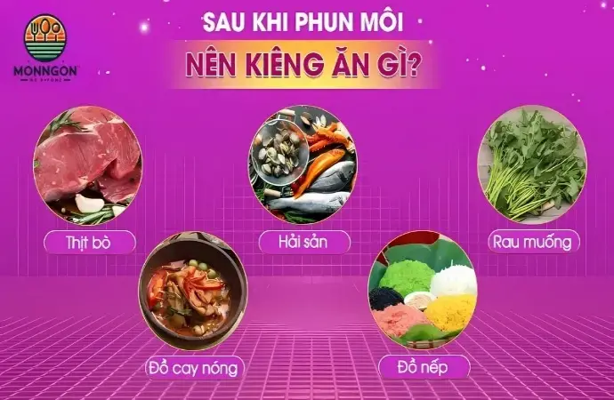 Những thực phẩm nên ăn sau khi phun môi để đạt hiệu quả tốt nhất