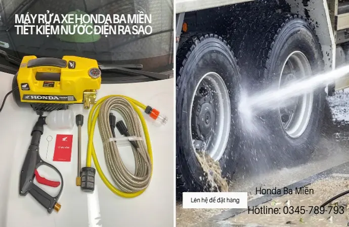 Máy rửa xe Honda Ba Miền- Hiệu suất vượt trội đáng đầu tư