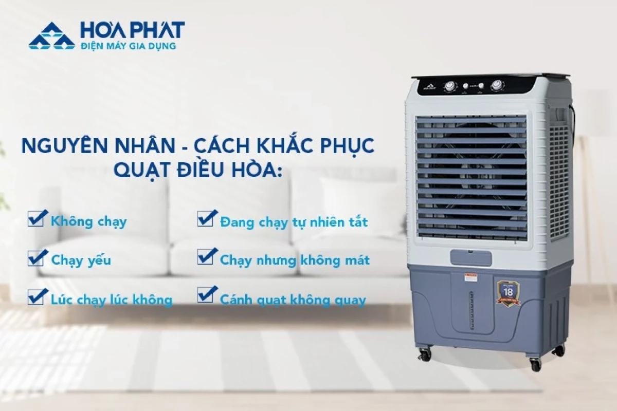 Bí quyết sửa quạt hơi nước yếu giúp thiết bị chạy mát lạnh như mới