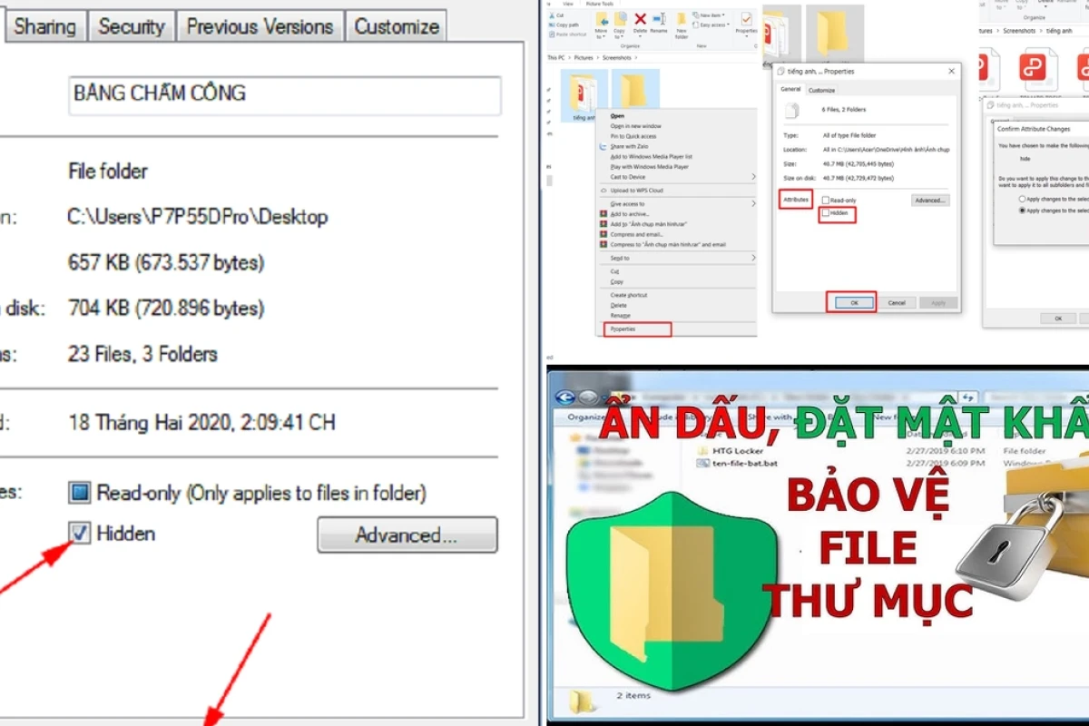 Những thủ thuật ẩn file bảo mật trên máy tính chuyên nghiệp nhất năm 2026