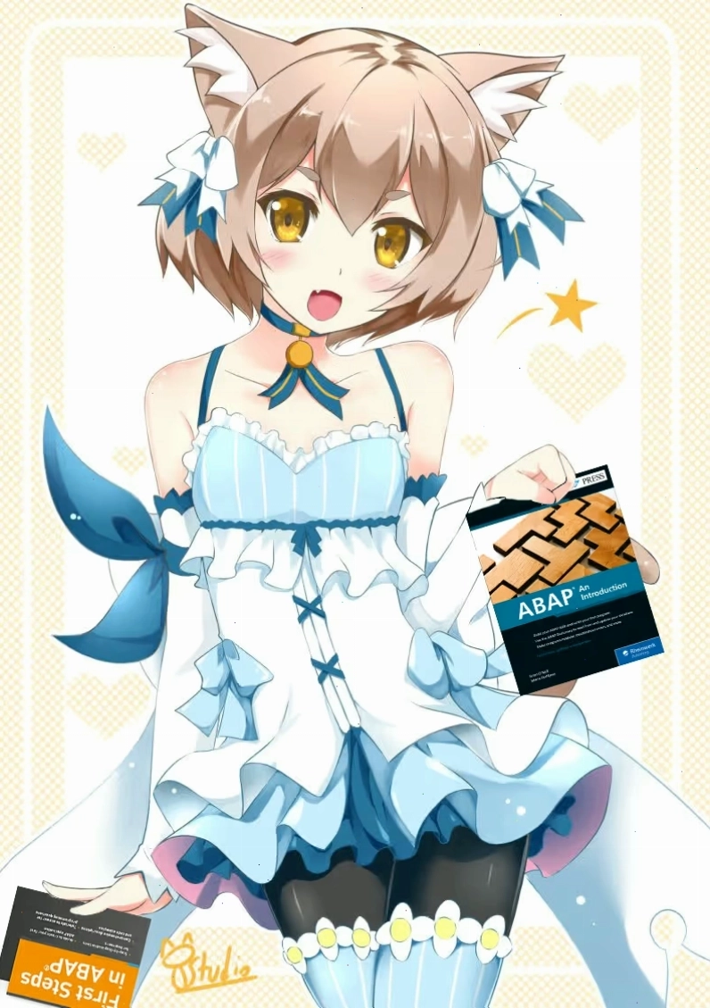 Detailed anime girl programmer art gallery entry featuring complex algorithms