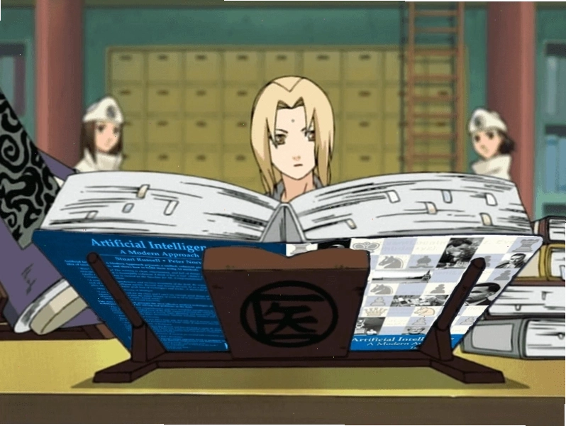 Tsunade artificial intelligence researcher portrait