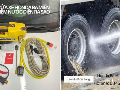 Máy rửa xe Honda Ba Miền- Hiệu suất vượt trội đáng đầu tư