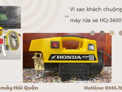 Tại sao máy rửa xe tại điện máy Hải Quân luôn dẫn đầu lựa chọn