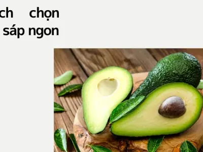 Cách dùng dao gọt hoa quả sắc bén kiểm tra độ dẻo bơ sáp mới