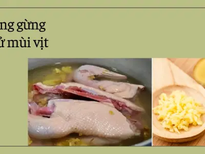 Bí quyết khử mùi hôi thịt vịt sạch sẽ như đầu bếp chuyên nghiệp