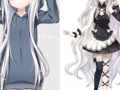 Ảnh anime girl tóc bạch kim lạnh lùng và khí chất nhất 2026